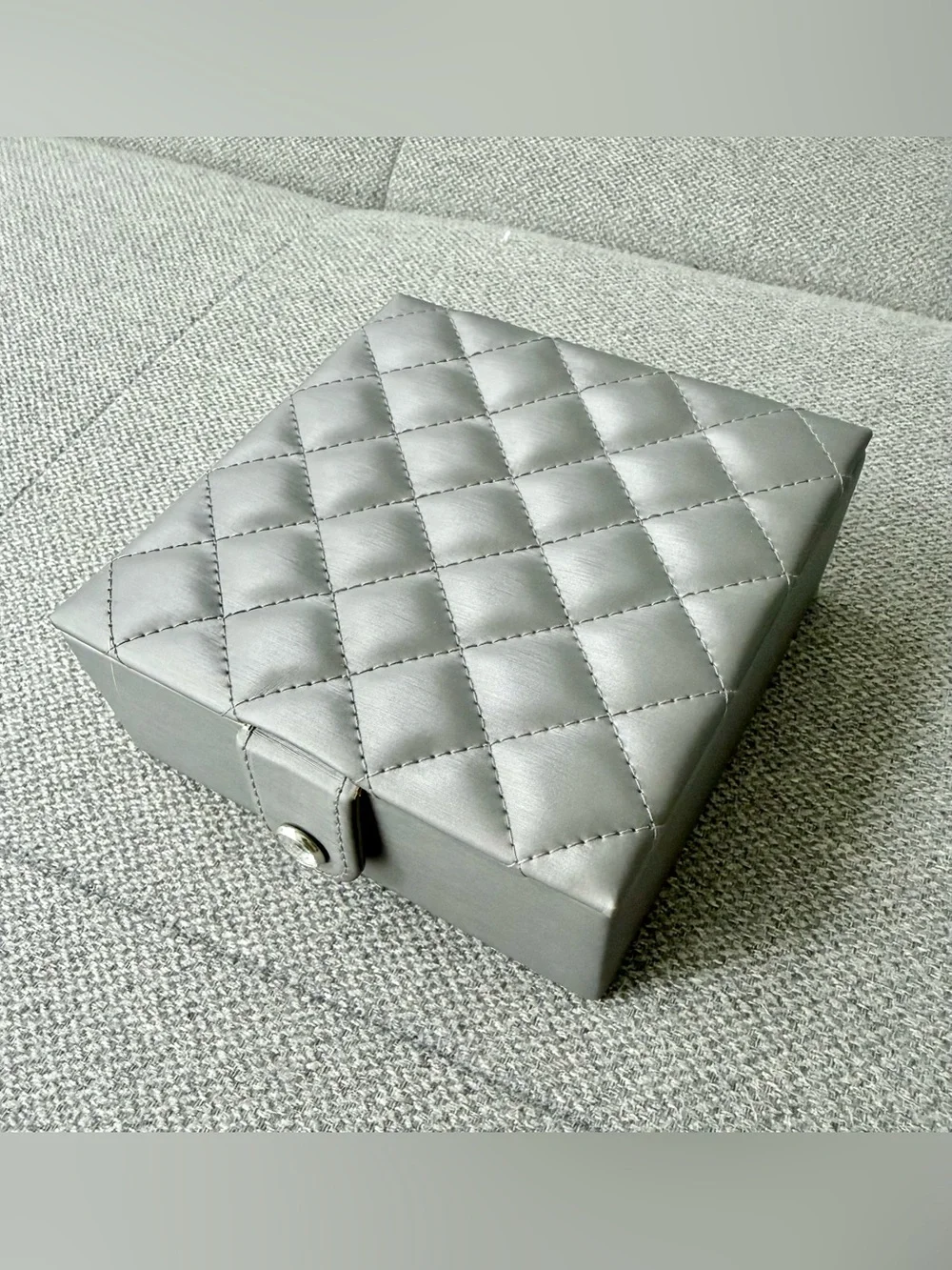 Swarovski Black and Silver Multi-Compartment Jewelry Organizer